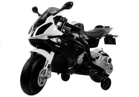 Elektrisk barnmotorcykel BMW S1000RR 12V 45W med stödhjul 3+