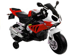 Elektrisk barnmotorcykel BMW S1000RR 12V 7Ah LED fjärrkontroll