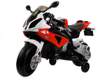 Elektrisk barnmotorcykel BMW S1000RR 12V 7Ah LED fjärrkontroll