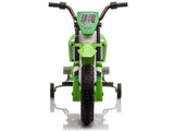 Elektrisk barnmotorcykel ride-on 12V 2x35W grön med fjärrkontroll