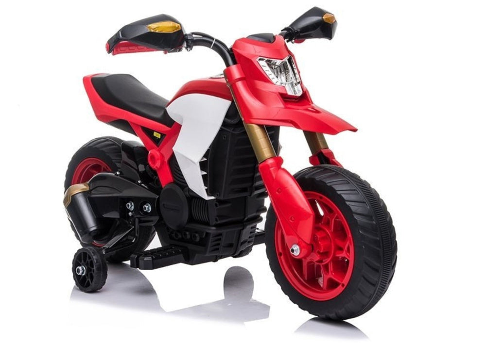 Elektrisk barnmotorcykel ride-on TR1909 röd 6V 45W max 30 kg
