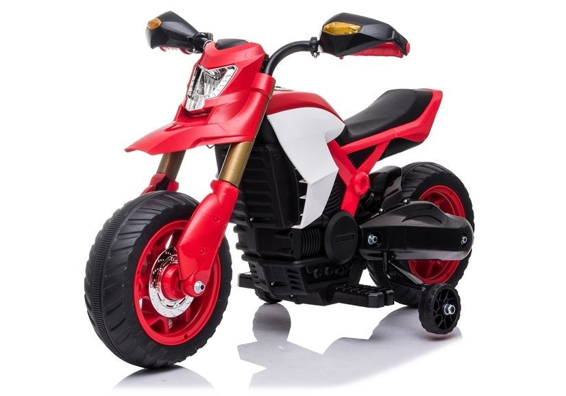 Elektrisk barnmotorcykel ride-on TR1909 röd 6V 45W max 30 kg
