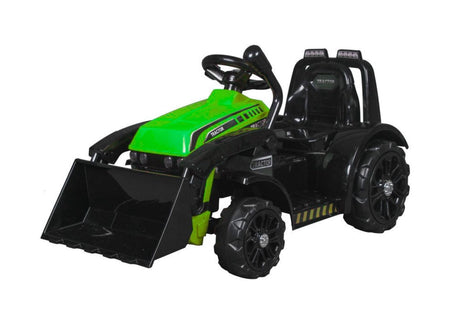 Elektrisk barntraktor grön 6V 45W med fjärrkontroll 2.4G MP3