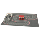 Elektrisk bilbana 64x64 cm med 2 bilar & 2 handkontroller, 49 delar