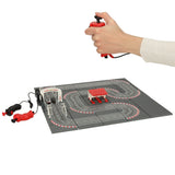 Elektrisk bilbana 64x64 cm med 2 bilar & 2 handkontroller, 49 delar