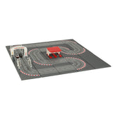 Elektrisk bilbana 64x64 cm med 2 bilar & 2 handkontroller, 49 delar