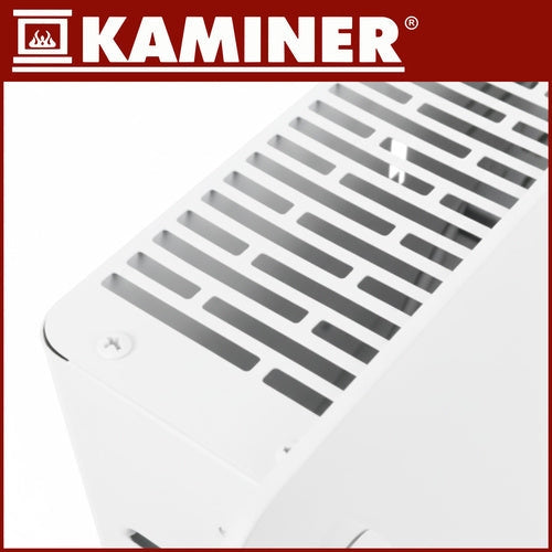 Elektrisk glasradiator 2500W WiFi Smart Life IP24 vit 85x41 cm