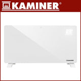Elektrisk glasradiator 2500W WiFi Smart Life IP24 vit 85x41 cm