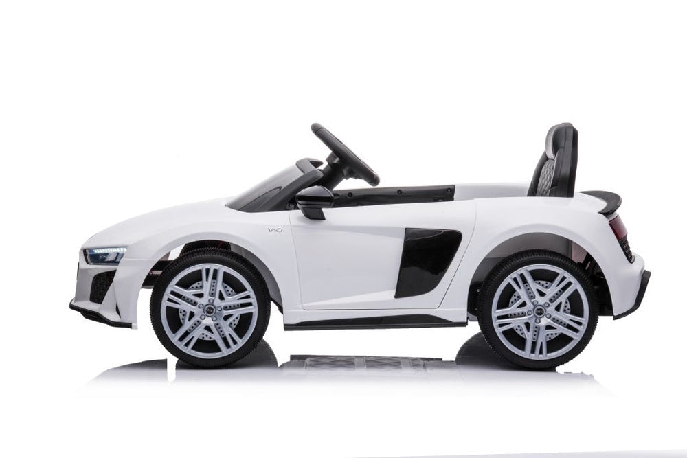 Elektrisk åkbil Audi R8 12V 2x45W med fjärrkontroll, USB/Bluetooth