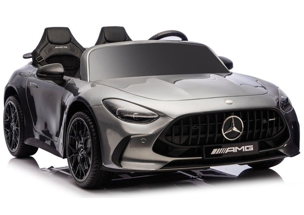 Elektrisk åkbil Mercedes GT63 AMG 24V batteri grå