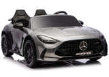 Elektrisk åkbil Mercedes GT63 AMG 24V batteri grå