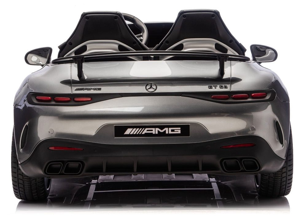 Elektrisk åkbil Mercedes GT63 AMG 24V batteri grå