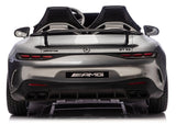 Elektrisk åkbil Mercedes GT63 AMG 24V batteri grå