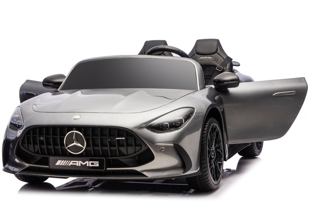 Elektrisk åkbil Mercedes GT63 AMG 24V batteri grå