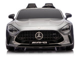 Elektrisk åkbil Mercedes GT63 AMG 24V batteri grå