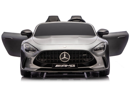 Elektrisk åkbil Mercedes GT63 AMG 24V batteri grå