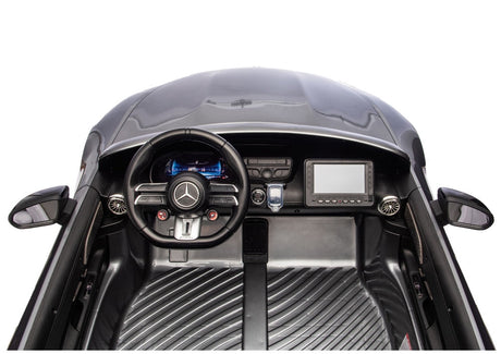 Elektrisk åkbil Mercedes GT63 AMG 24V batteri grå