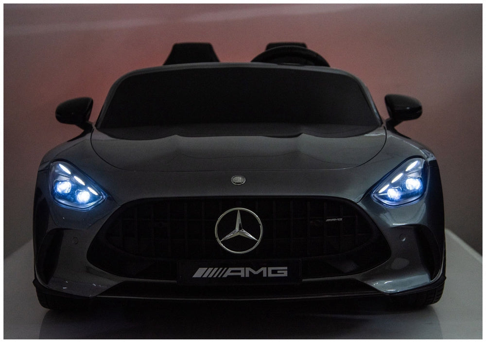 Elektrisk åkbil Mercedes GT63 AMG 24V batteri grå