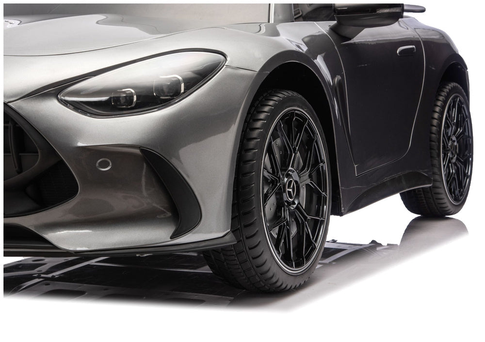 Elektrisk åkbil Mercedes GT63 AMG 24V batteri grå