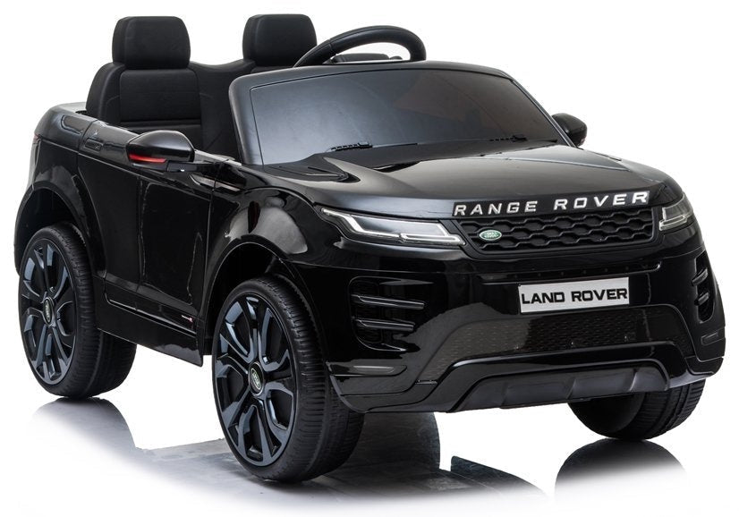 Elektrisk åkbil Range Rover Evoque svart 12V med fjärrkontroll