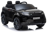 Elektrisk åkbil Range Rover Evoque svart 12V med fjärrkontroll