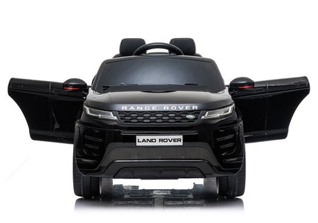 Elektrisk åkbil Range Rover Evoque svart 12V med fjärrkontroll