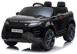 Elektrisk åkbil Range Rover Evoque svart 12V med fjärrkontroll