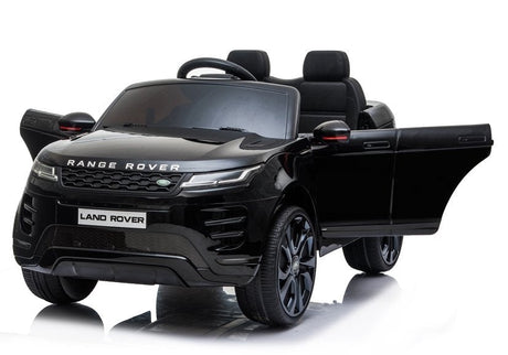 Elektrisk åkbil Range Rover Evoque svart 12V med fjärrkontroll