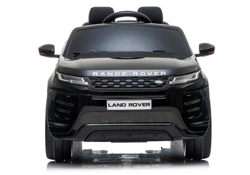 Elektrisk åkbil Range Rover Evoque svart 12V med fjärrkontroll
