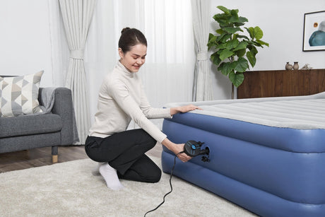 Elektrisk luftpump 12V 96W 680 l/min för madrass och strandboll