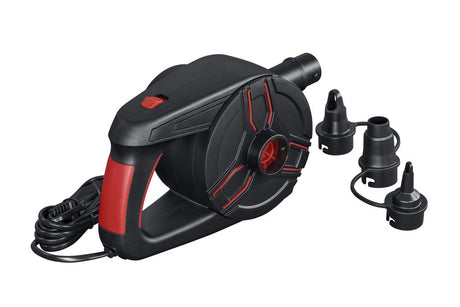 Elektrisk luftpump 220–240V 1100 l/min med munstycken för madrass/pool