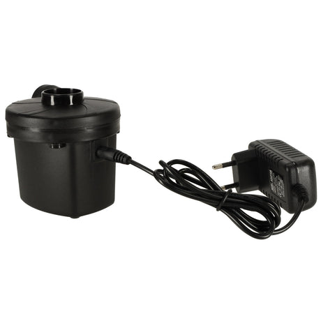 Elektrisk luftpump för luftmadrass 12V/230V med munstycken