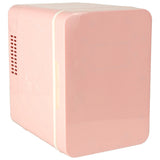 Elektrisk mini kylbox 4L kyl/värme 12V/230V portabel rosa