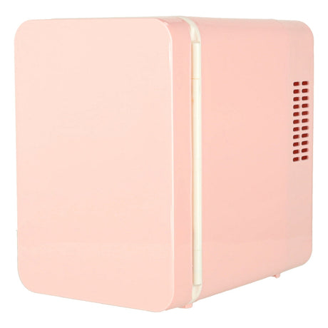 Elektrisk mini kylbox 4L kyl/värme 12V/230V portabel rosa