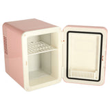 Elektrisk mini kylbox 4L kyl/värme 12V/230V portabel rosa