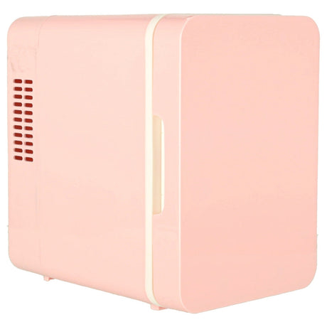 Elektrisk mini kylbox 4L kyl/värme 12V/230V portabel rosa