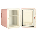 Elektrisk mini kylbox 4L kyl/värme 12V/230V portabel rosa