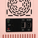 Elektrisk mini kylbox 4L kyl/värme 12V/230V portabel rosa