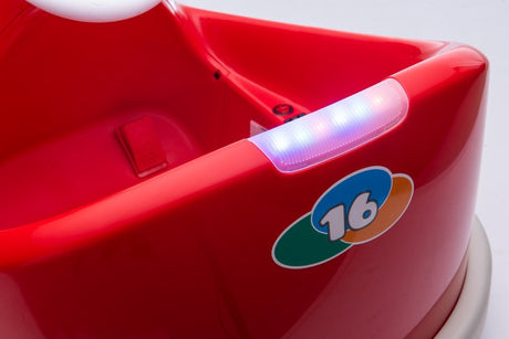 Elektrisk ride-on bil för barn röd