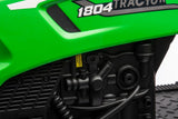 Elektrisk traktor 24V batteridriven grön för barn och vuxna