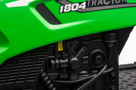 Elektrisk traktor 24V batteridriven grön för barn och vuxna