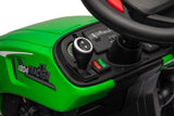 Elektrisk traktor 24V batteridriven grön för barn och vuxna