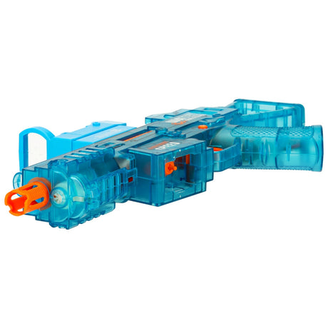 Elektrisk vattenpistol 350 ml 10 m räckvidd USB-laddning blå/orange