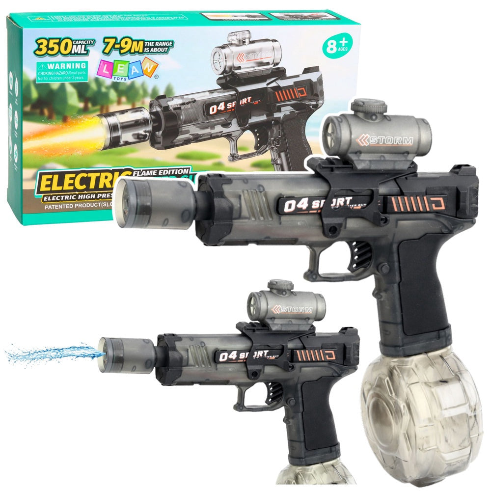 Elektrisk vattenpistol automatisk 350 ml tank 7-9 m räckvidd