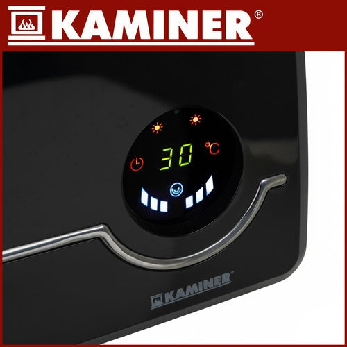 Elektrisk väggvärmare luftgardin 2000W WiFi IP22 timer fjärrkontroll
