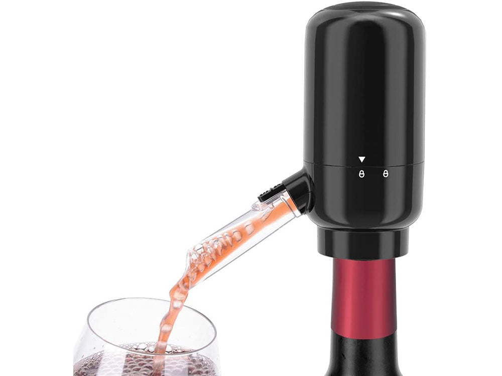 Elektrisk vinpump med luftare och LED för vinflaska batteridriven