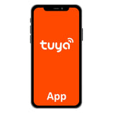 Elektroniskt dörrlås med fingeravtryck, kod, app & nyckel svart