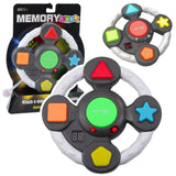 Elektroniskt minnesspel ratt med ljus och ljud, inkl. 2x AA-batterier