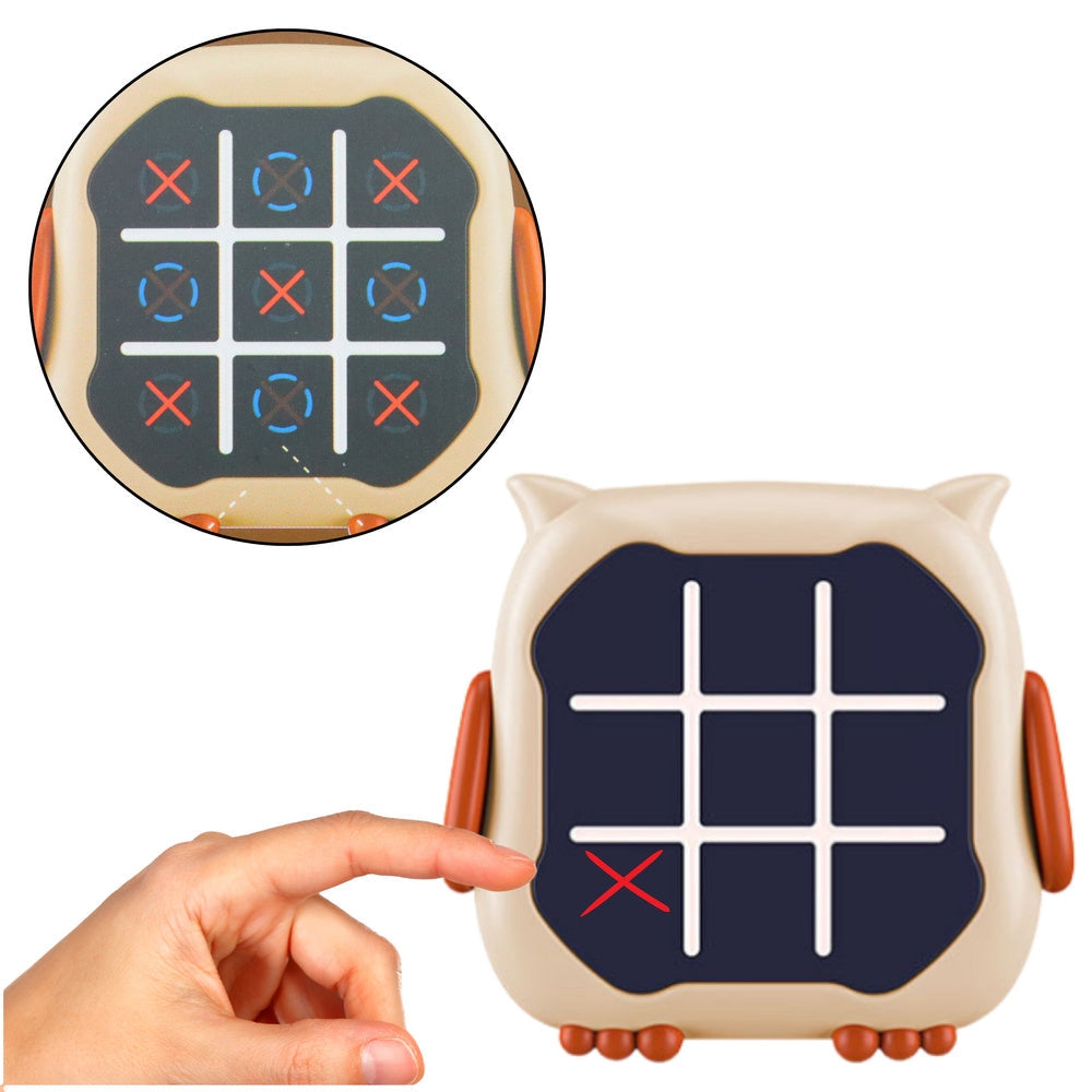 Elektroniskt spel 3-i-1 Tic Tac Toe/Par/Minne med ljus & ljud
