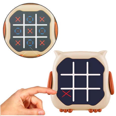 Elektroniskt spel 3-i-1 Tic Tac Toe/Par/Minne med ljus & ljud
